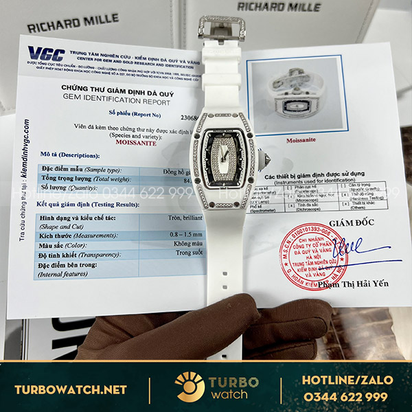 Đồng hồ nữ Richard mille RM 07-01 độ kim cương