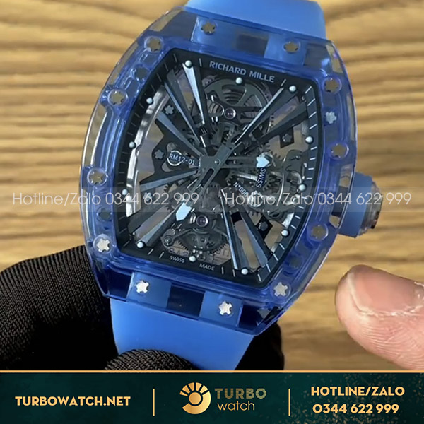Richard Miller RM 12-01 Blue Saphire Tourbillon Rep 1 1