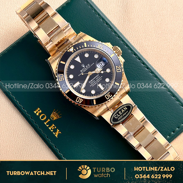 Rolex submariner full yellow gold clean factory