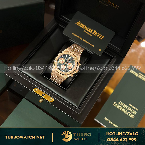Đồng hồ audemars piguet royal oak froster gold 26331 replica