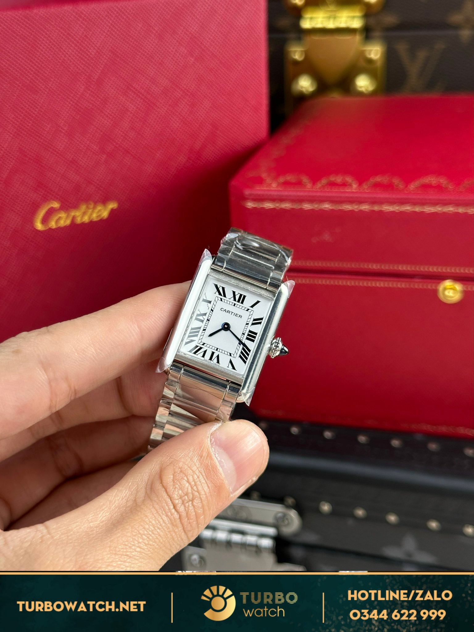 Đồng hồ Cartier Tank Must Small replica 