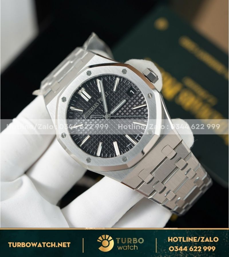 Đồng hồ Audemars Piguet 15510 phiên bản kỉ niệm 50 năm mặt số đen size 41mm