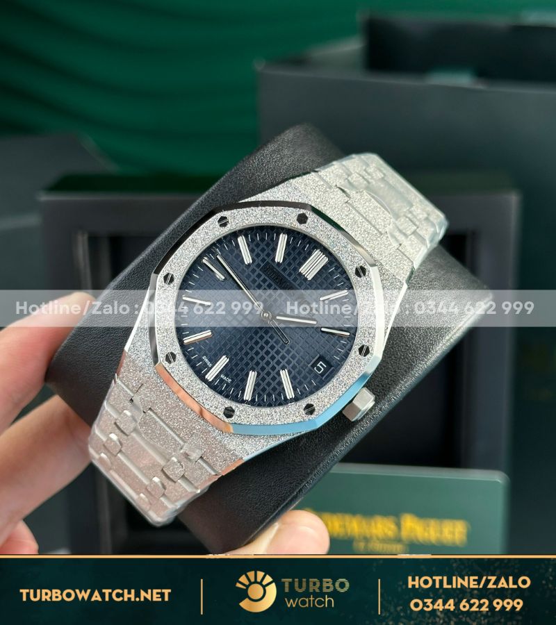 Đồng hồ Audemars Piguet Royal Oak 15510 Frosted blue dial replica