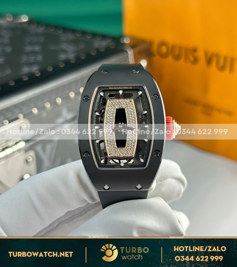 Đồng hồ nữ Richard mille RM 07-01 black ceramic replica