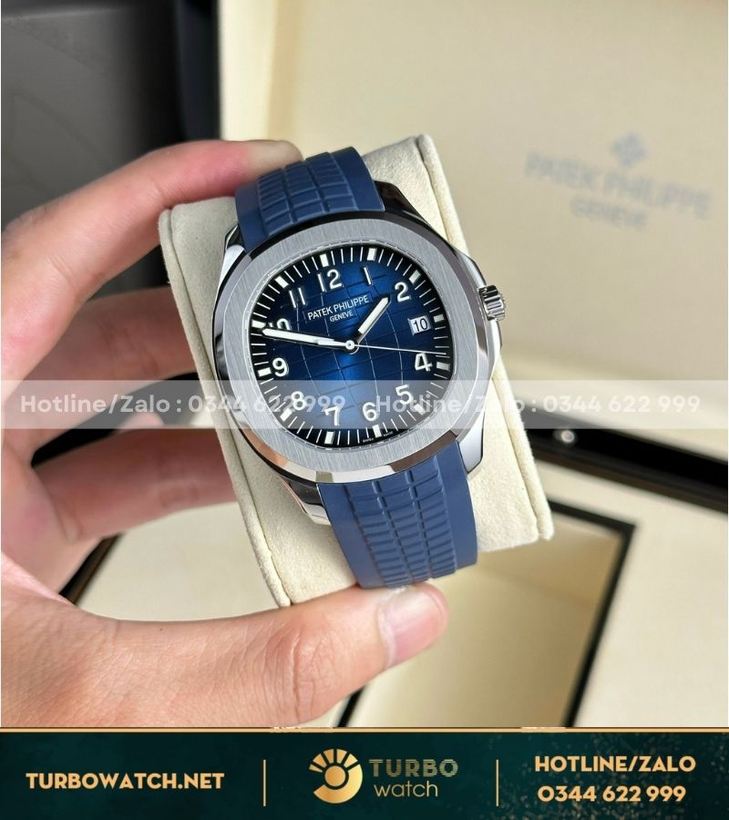 Đồng hồ Patek Philippe Aquanaut 5168 blue replica