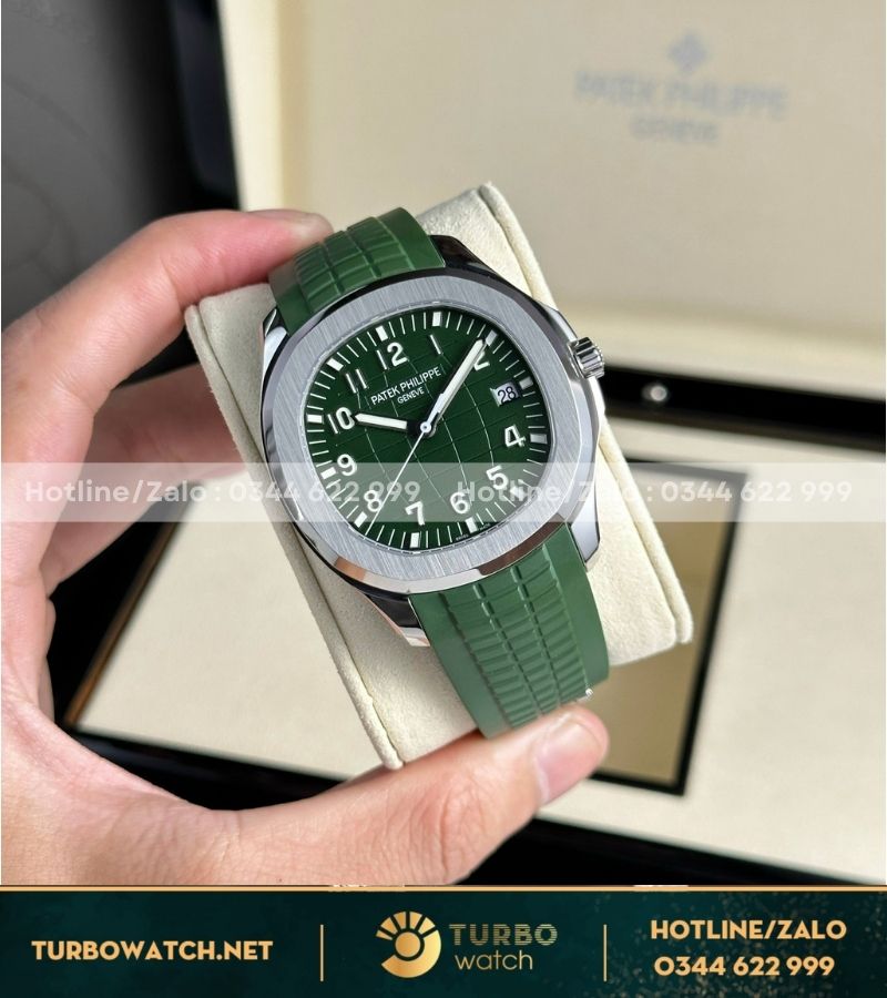 Đồng hồ Patek Philippe Aquanaut 5168 green replica