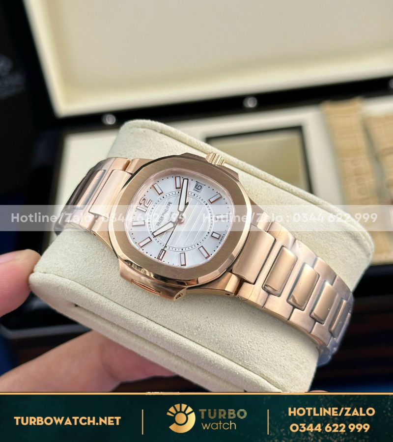 Đồng hồ Patek Philippe Nautilus 7010 fake rose gold