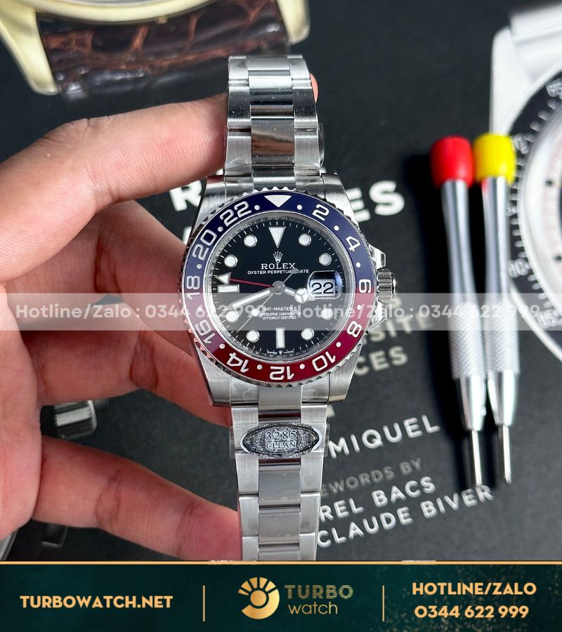 Đồng hồ Rolex GMT-Master II “Pepsi” 126710BLRO bản V3 clean factory