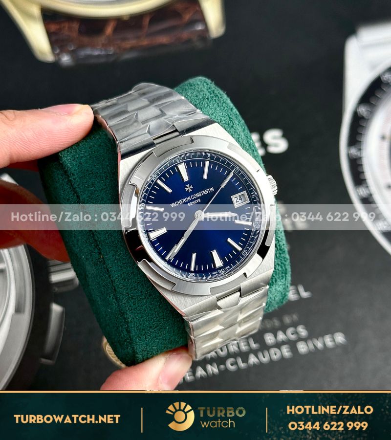 Đồng hồ Vacheron Constantin Overseas 4500V replica mặt xanh blue