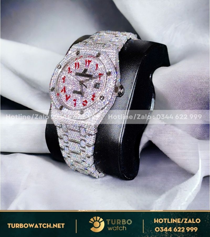 Đồng hồ Audemars Piguet custom full diamond moissanite