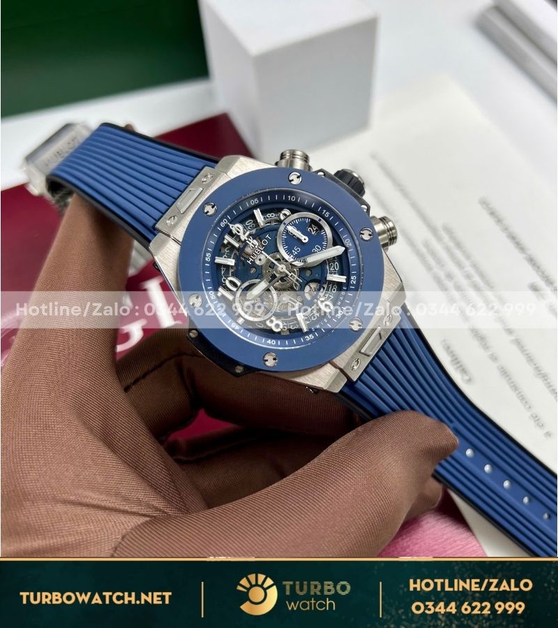 Đồng hồ Hublot bigbang unico blue replica