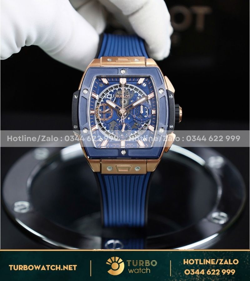 Đồng hồ Hublot Spirit Of Big Bang King Gold 42mm blue dial