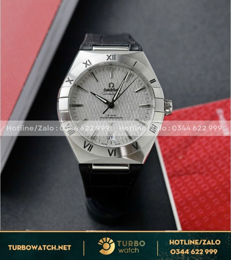 Đồng hồ Omega Constellation mặt xám