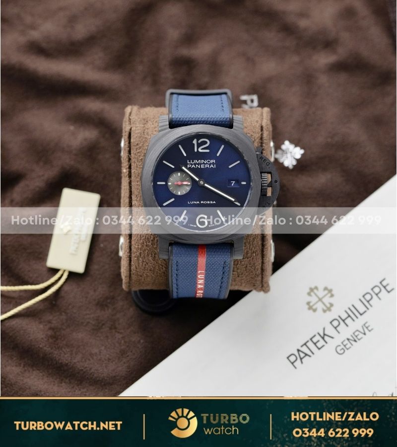 Đồng hồ Panerai Luminor Quaranta Bitempo Luna Rossa PAM01404 replica