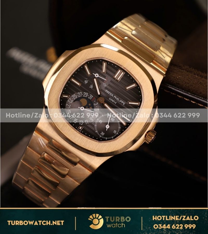 Đồng hồ Patek Philippe nautilus 5712r PPF Factory bọc vàng 18K replica