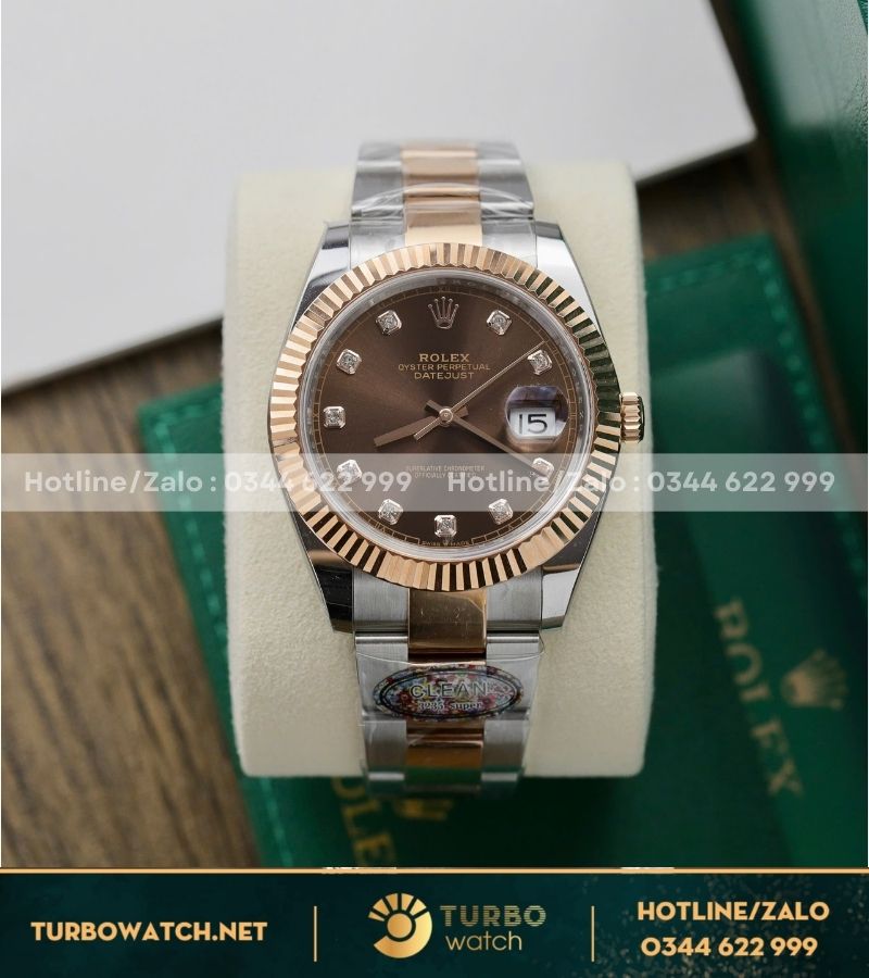 Đồng hồ Rolex 126331 chocolate máy 3235 clean factory replica