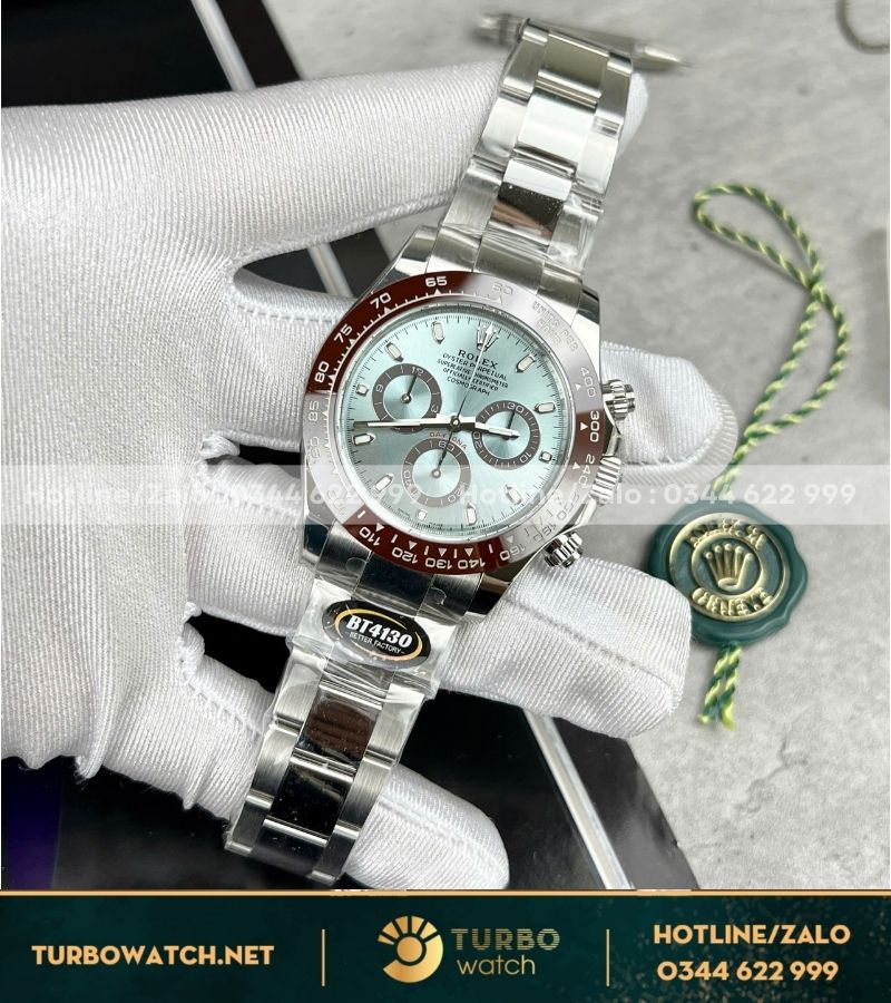 Đồng hồ Rolex Daytona iceblue 116506 bt factory fake