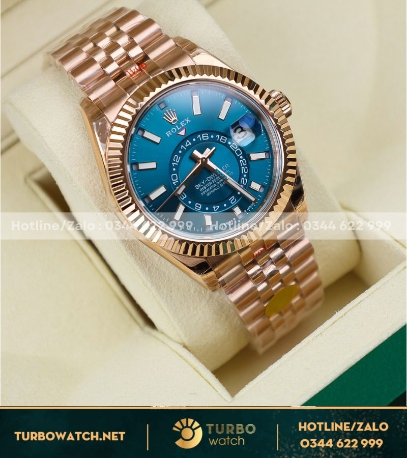 Đồng hồ Rolex Sky-Dweller Everose Gold 336935-0005 noob factory