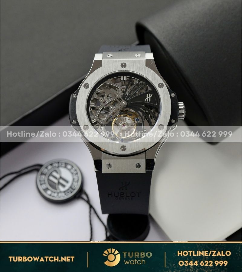 Hublot Classic Fusion Skeleton Tourbillon Black Ceramic fake