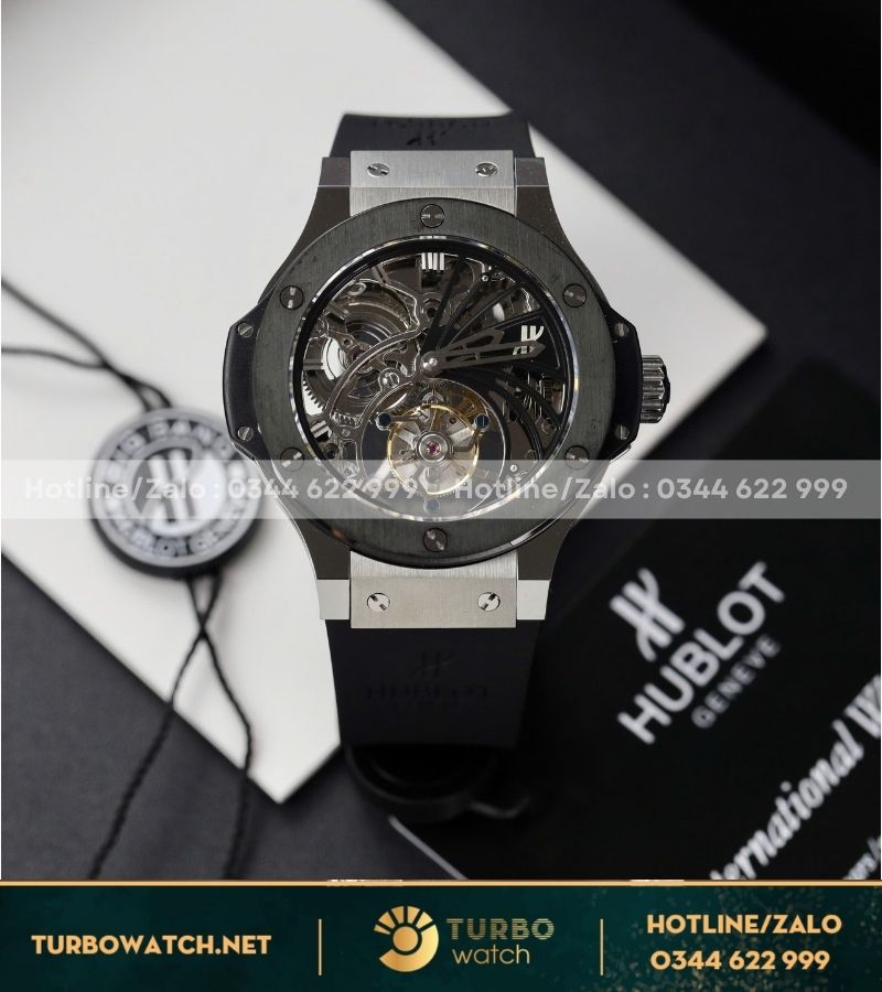 Hublot Classic Fusion Skeleton Tourbillon Black Ceramic replica