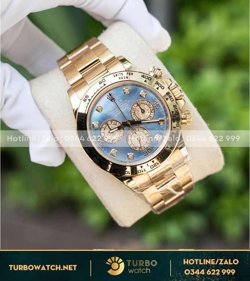 Rolex Cosmograph 116508 mặt số xà cừ tinh chỉnh fake