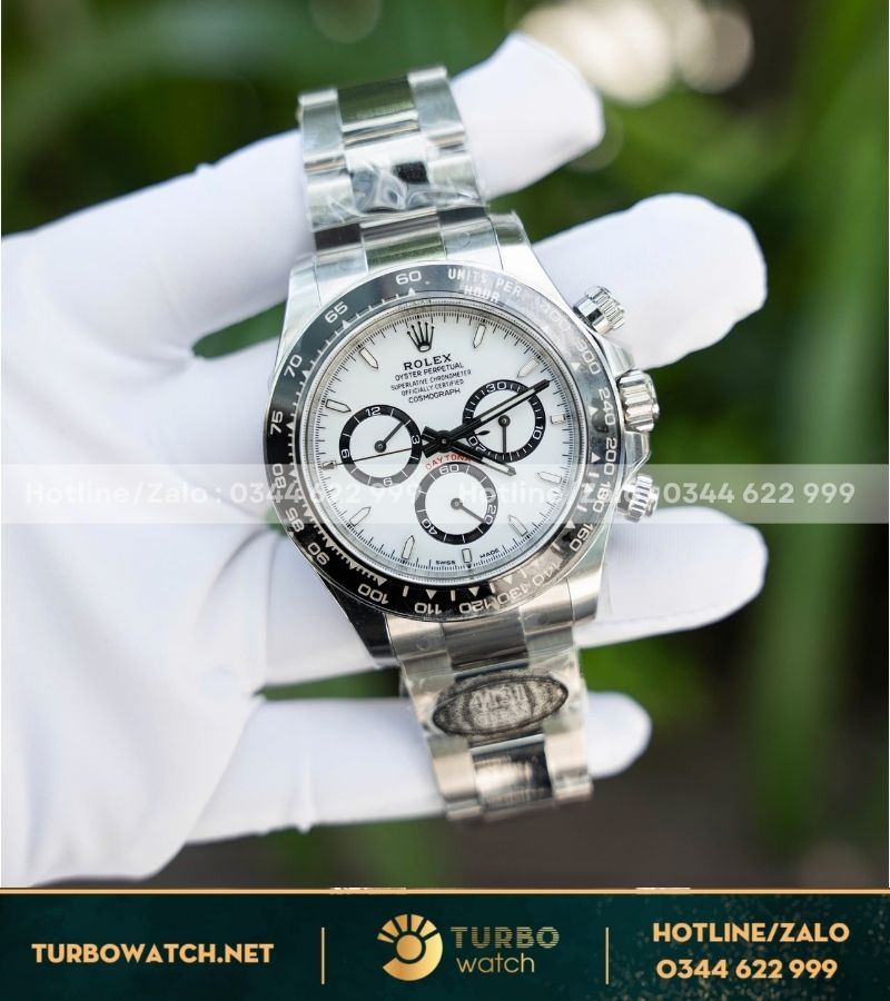 Rolex Daytona “Panda” 126500 máy 4131 mới nhất 2024