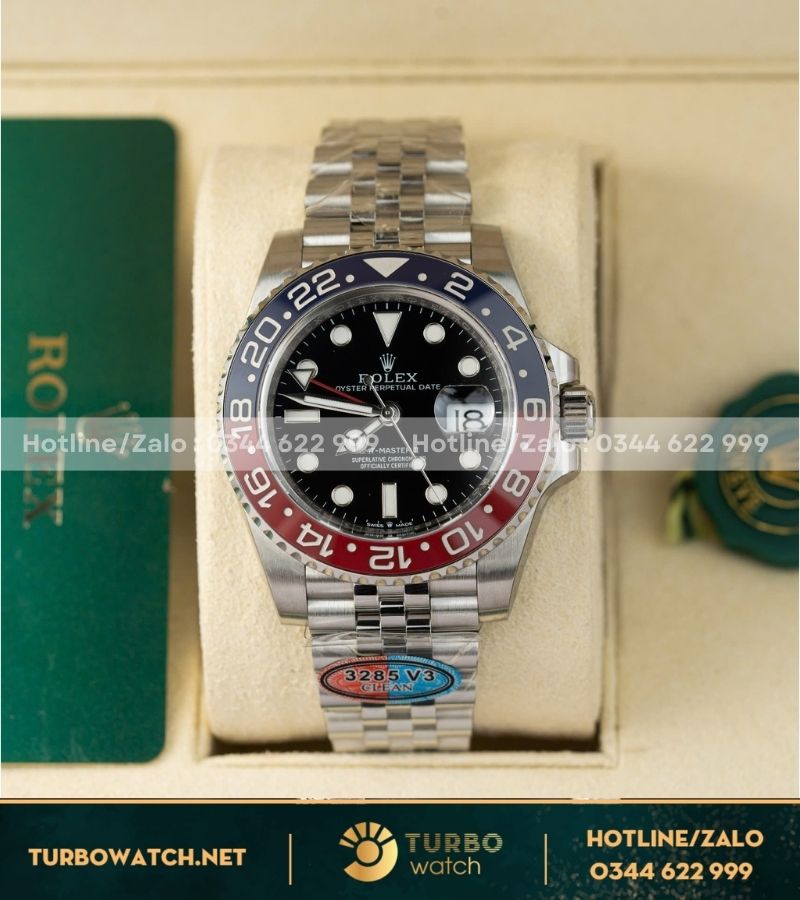 Rolex GMT Master II 126710BLRO - 0001 Steel pepsi bản V3