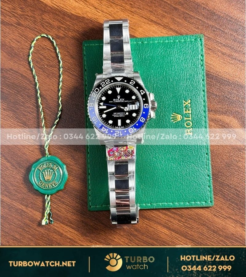 Rolex GMT-Master II Batman size 40mm dây oyster clean factory