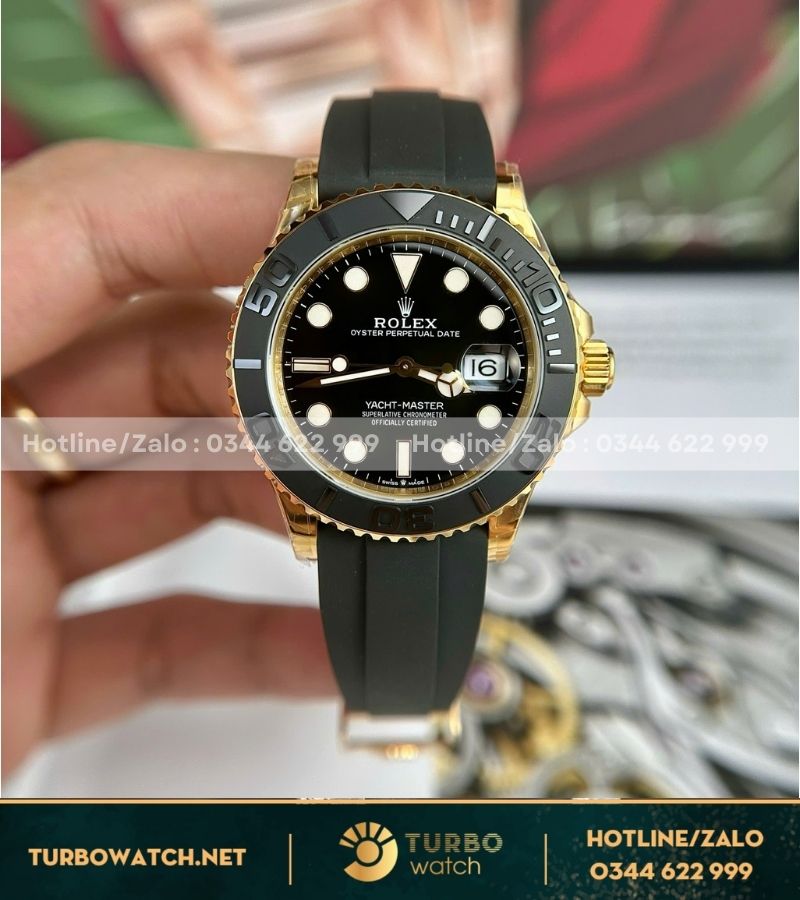 Rolex Yacht-Master 42 yellow gold oysterflex CLEAN FACTORY