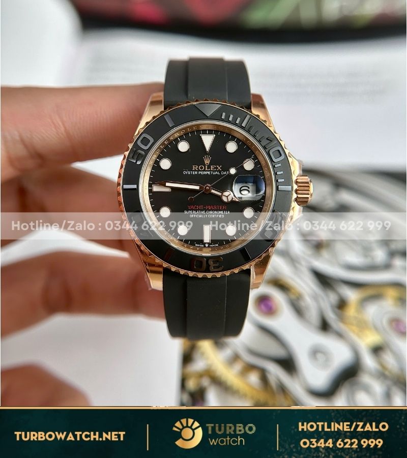 Rolex Yacht-Master rose gold oysterflex CLEAN FACTORY