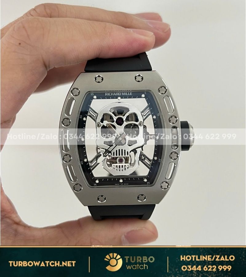 Đồng hồ Richard mille RM 052 skull tourbillon custom 