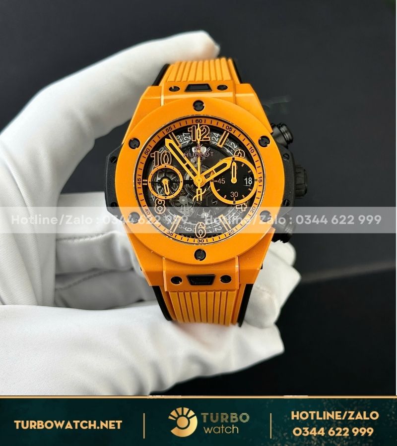 Hublot Big Bang Unico orange ceramic 42mm clone HUB1280 BBF Factory