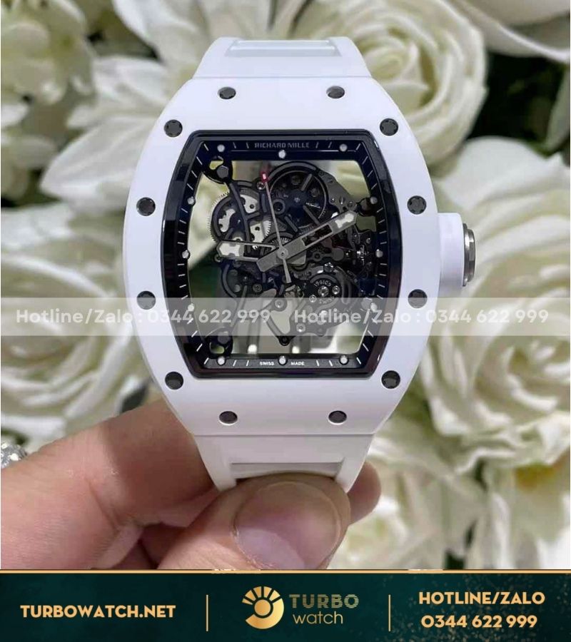 Richard mille RM 055 white ceramic best customize