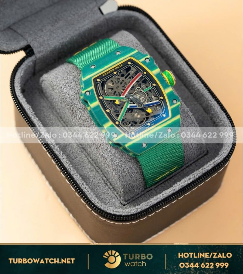 Richard mille RM 67-02 extra flat green Wayne Van Niekerk replica