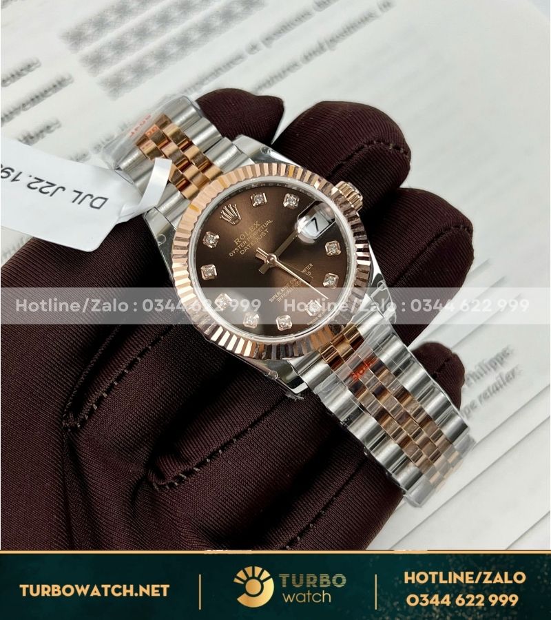 Rolex datejust 279271 bọc vàng 28mm full kiểm định