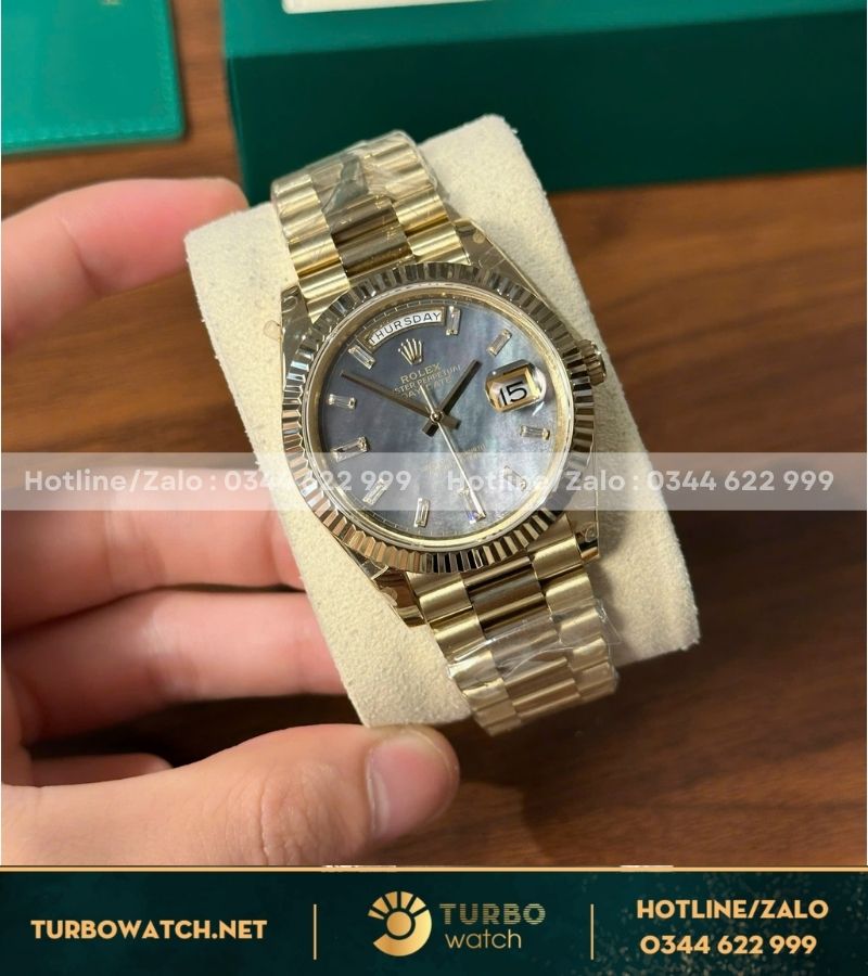 Rolex daydate 40 yellow gold gm factory