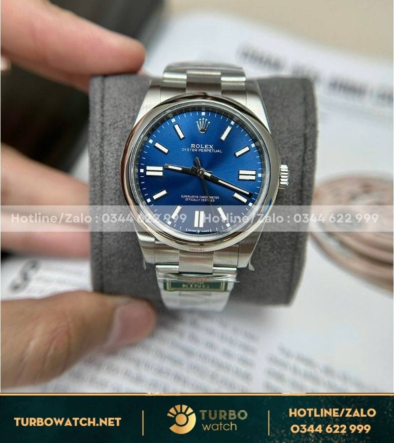 Rolex Oyster Perpetual blue dial king factory