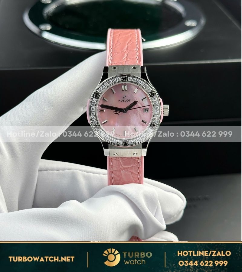 Hublot Classic Fusion Lady 33mm pink dial