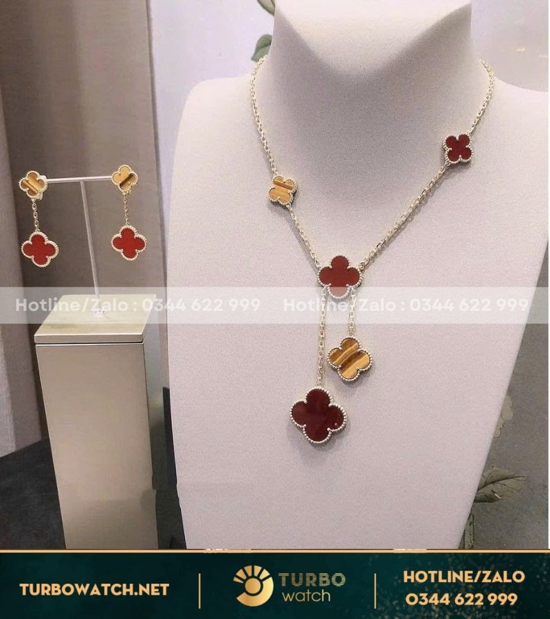 Dây chuyền Vancleef chế tác hongkong vàng 18k DC031