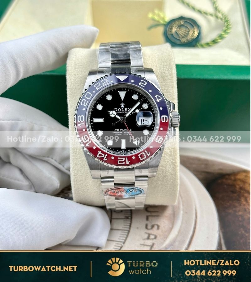 Rolex GMT-Master II “Pepsi” 126710BLRO replica v3 vip clean factory 