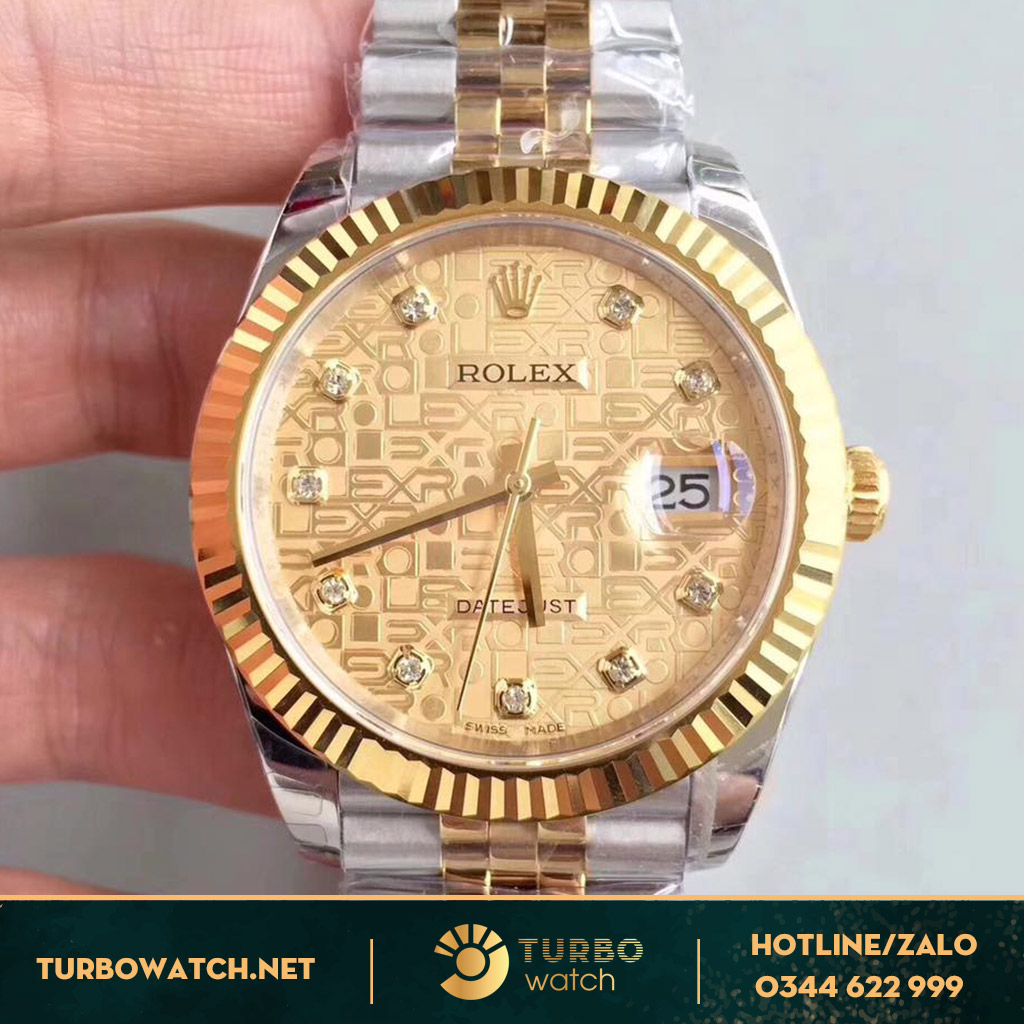 đồng hồ rolex fake 1-1 datejust 16233 Mặt Vi tính