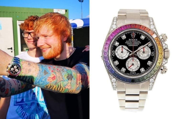 Chiêm ngưỡng bộ sưu tập đồng hồ khủng của Ed Sheeran