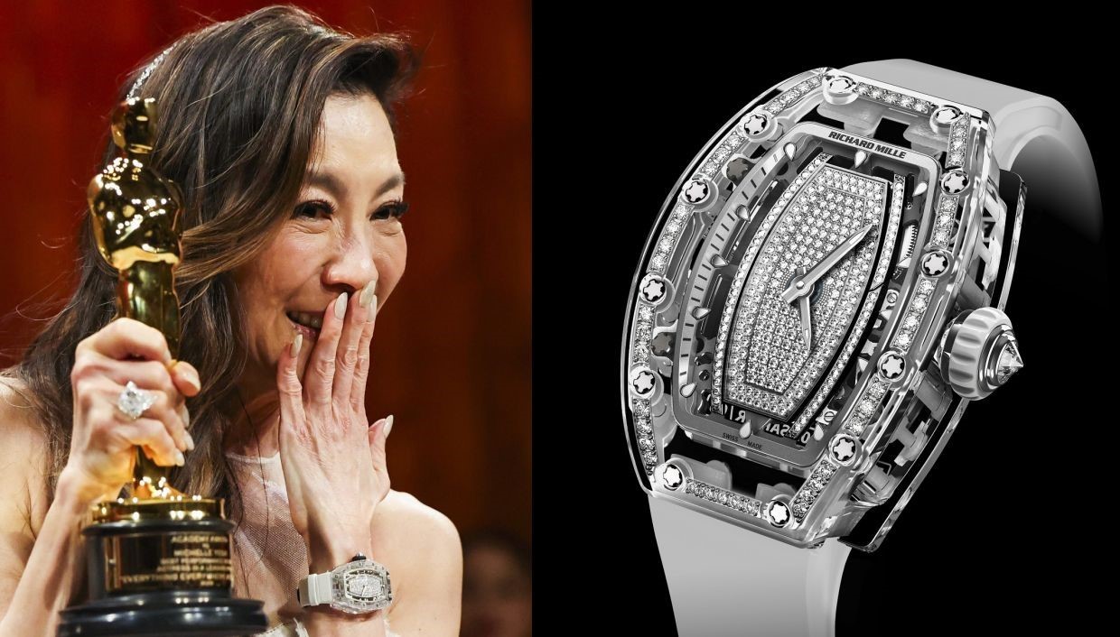 Đồng hồ Richard Mille RM 07-02 được Dương Tử Quỳnh đeo trong lễ Oscar 2023