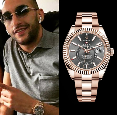 Chiếc đồng hồ Rolex trên tay Hakim Ziyech 