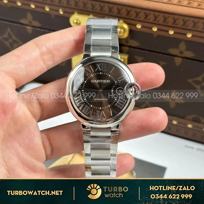 Cartier Ballon Bleu— size 40mm— máy ETA 2824— Phiên bản Ballon size 40mm phù hợp với số đông cổ tay của anh em vừa mới ra mắt của nhà máy AF