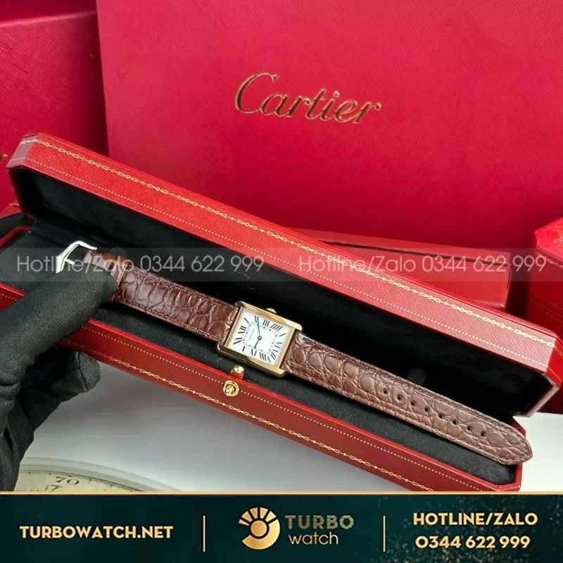 Cartier Tank Solo Small Model— size 25mm x 31mm