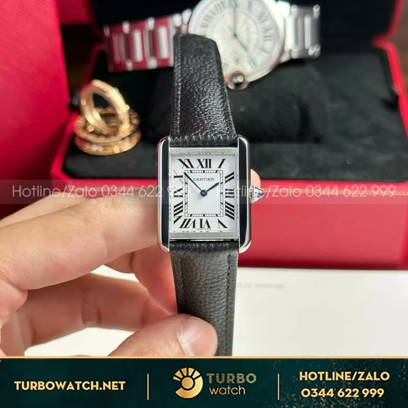 Cartier Tank Solo Small Model— size 25mm x 31mm