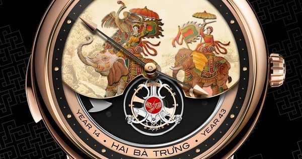 Tự hào chiếc đồng hồ biểu tượng Hai Bà Trưng siêu đắt đỏ