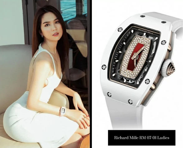 Đồng hồ Richard Mille RM 07 – 01 Ladies đắt đỏ nhất của Ngọc Trinh