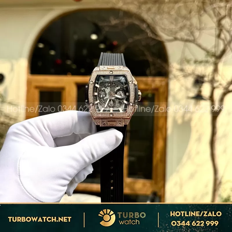 Đồng Hồ Hublot Nam Rep 1:1 Spirit Of Big Bang Chronograph King Gold 42mm
